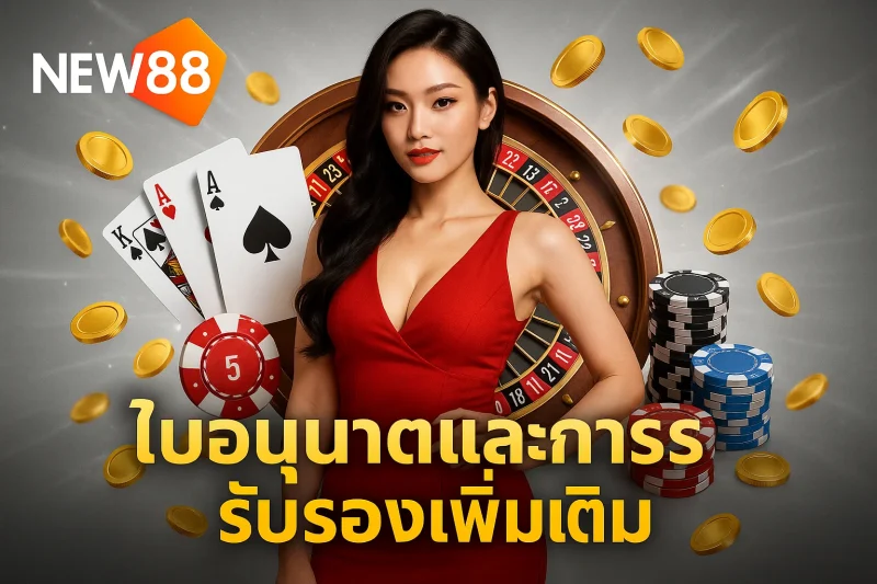 ใบอนุญาตและการรับรองเพิ่มเติม